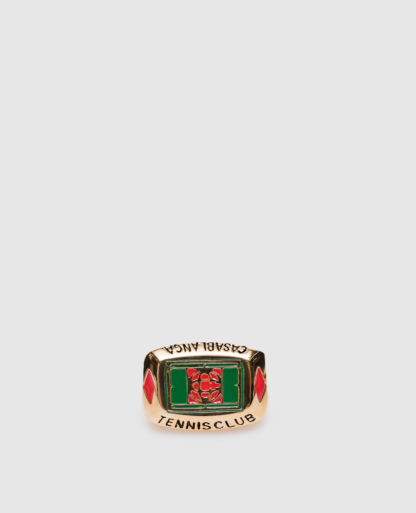 Casablanca - Tennis Club gold ring AF22JW087 - shop with