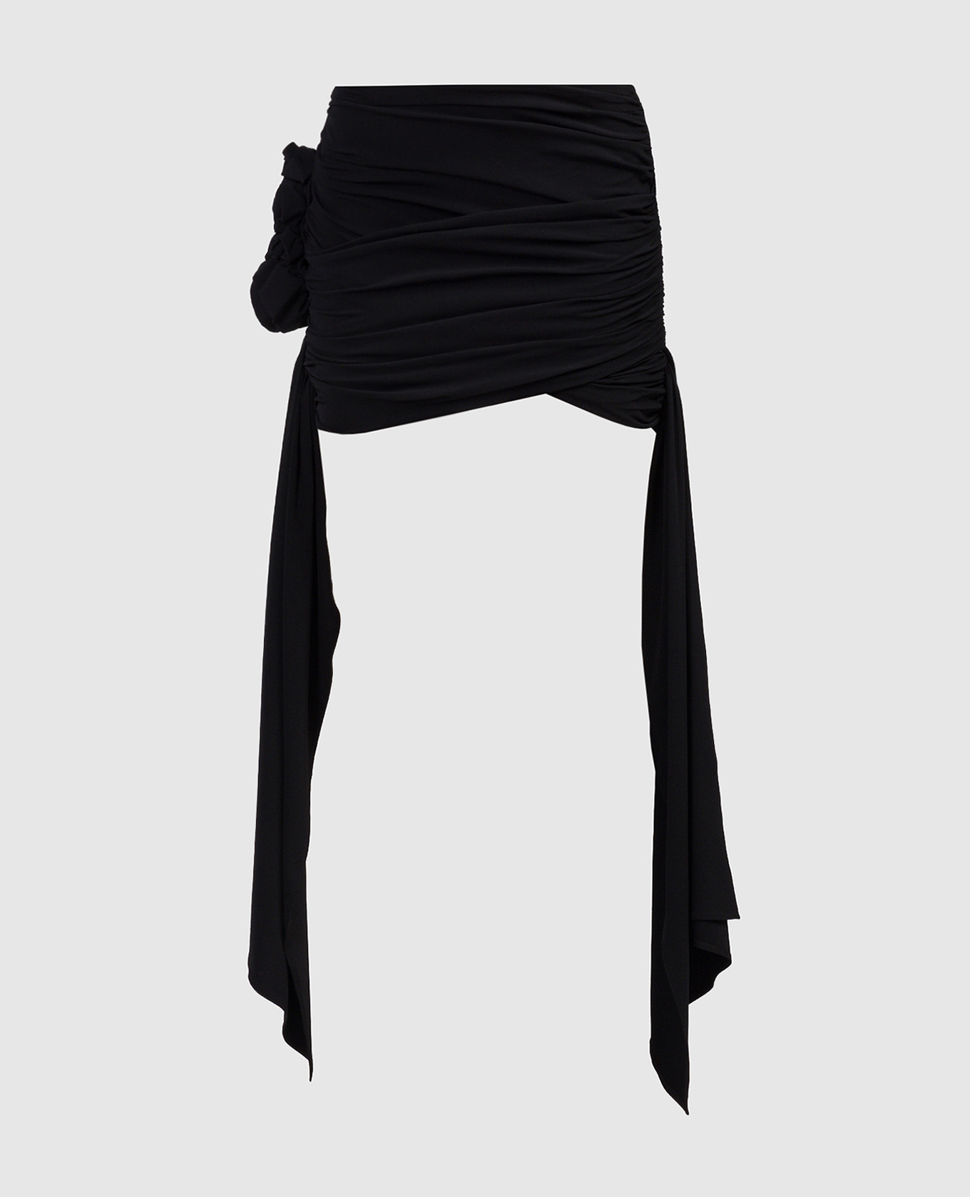 

Black mini skirt with drape Magda Butrym