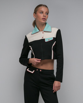 Casablanca Black jacket with logo WF23JTP14701
