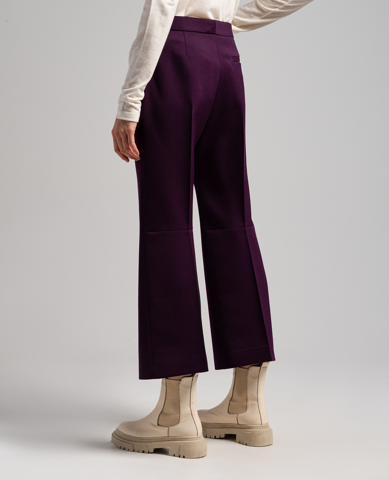 

Purple short pants made of wool Jil Sander, Violet