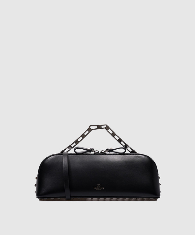 Valentino - Rockstud East-West black leather bag 3W0B0M88XRZ