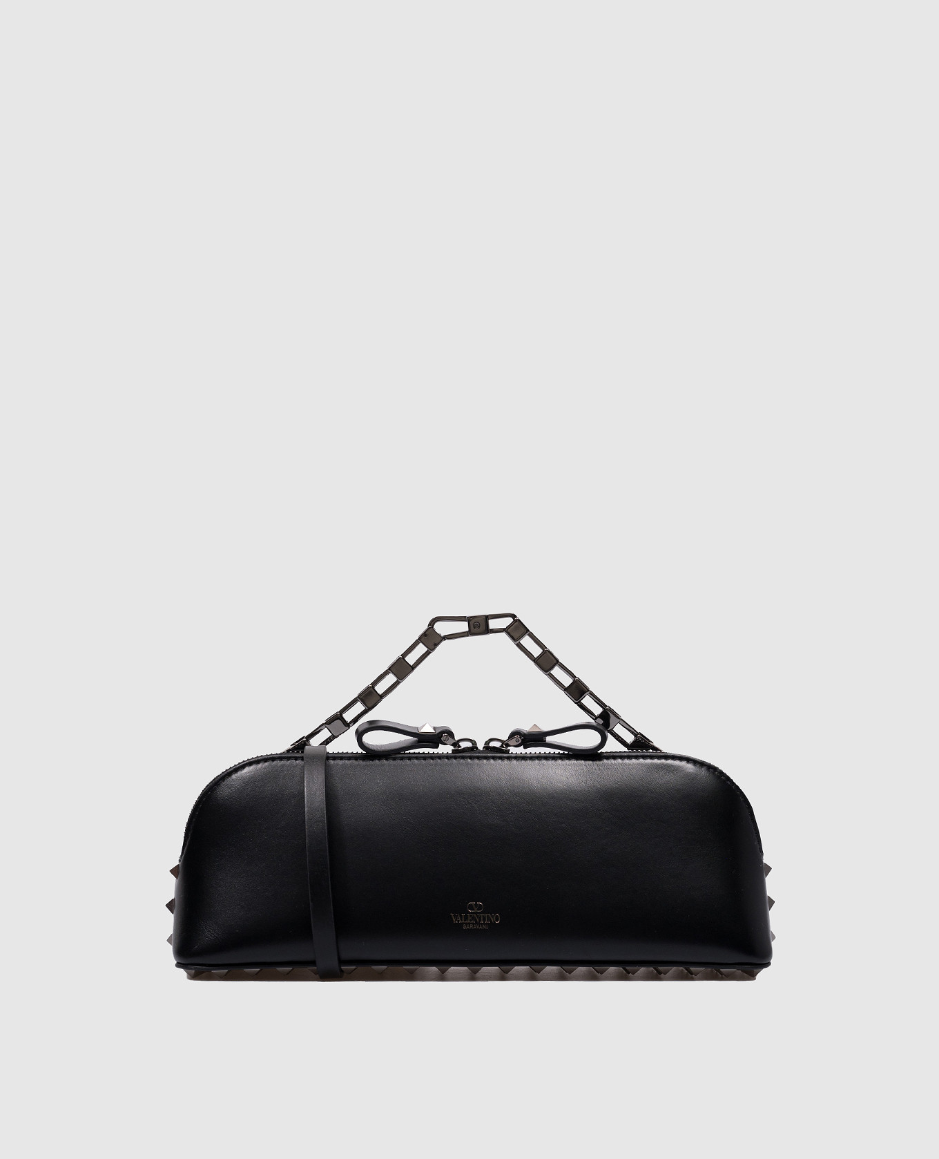 Valentino - Rockstud East-West black leather bag 3W0B0M88XRZ