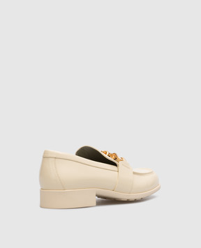 Bottega Veneta Monsieur beige leather loafers 708902V28R0