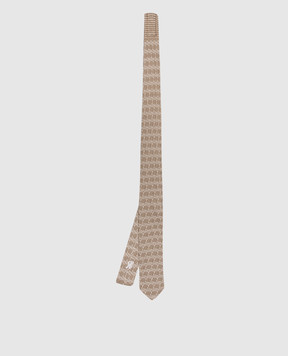 Stefano Ricci Children's brown patterned silk tie YCRMTSR8162