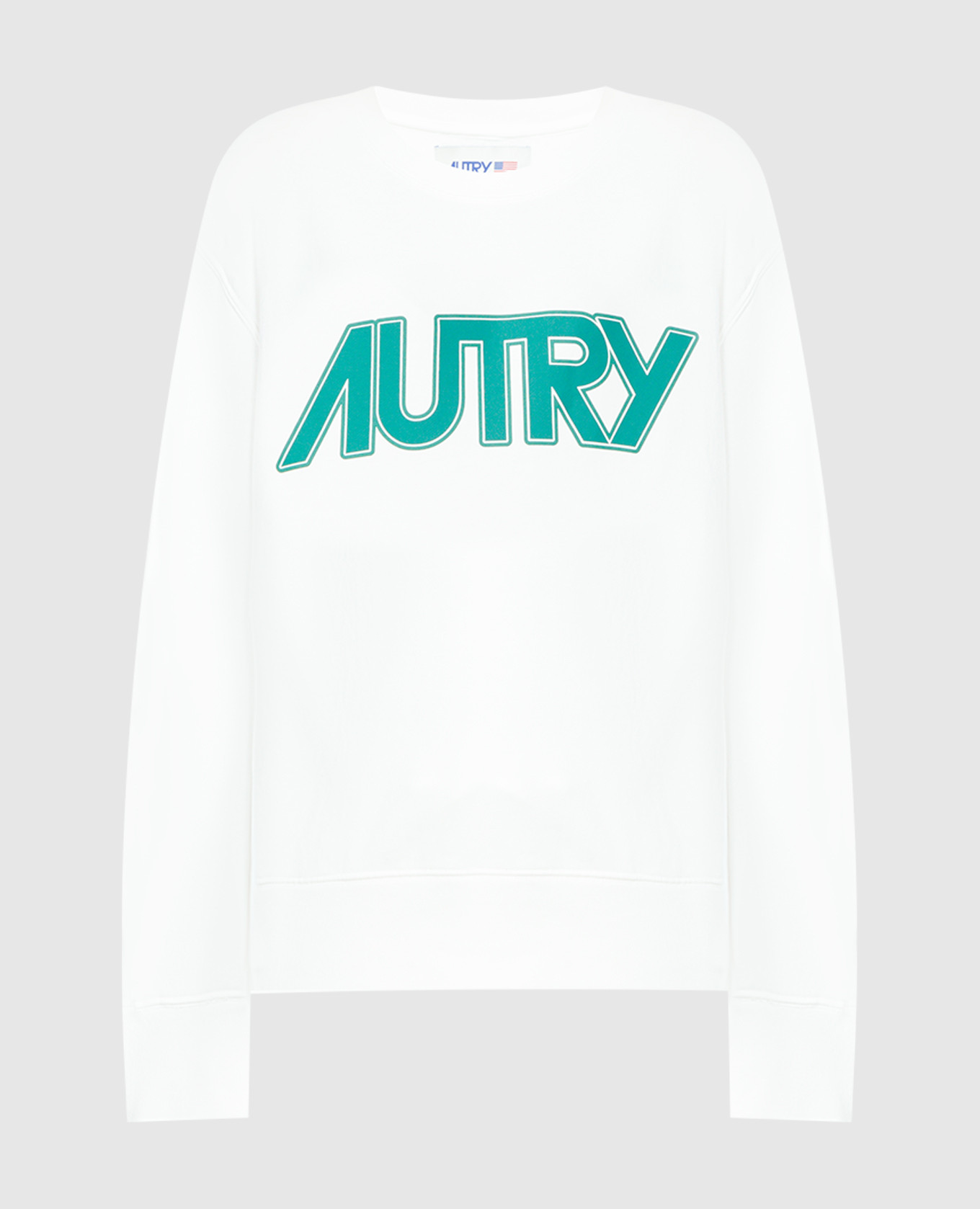 

White sweatshirt with logo print AUTRY