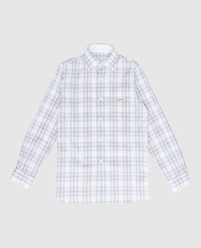 Stefano Ricci Children's checkered shirt YC004474LJ1870