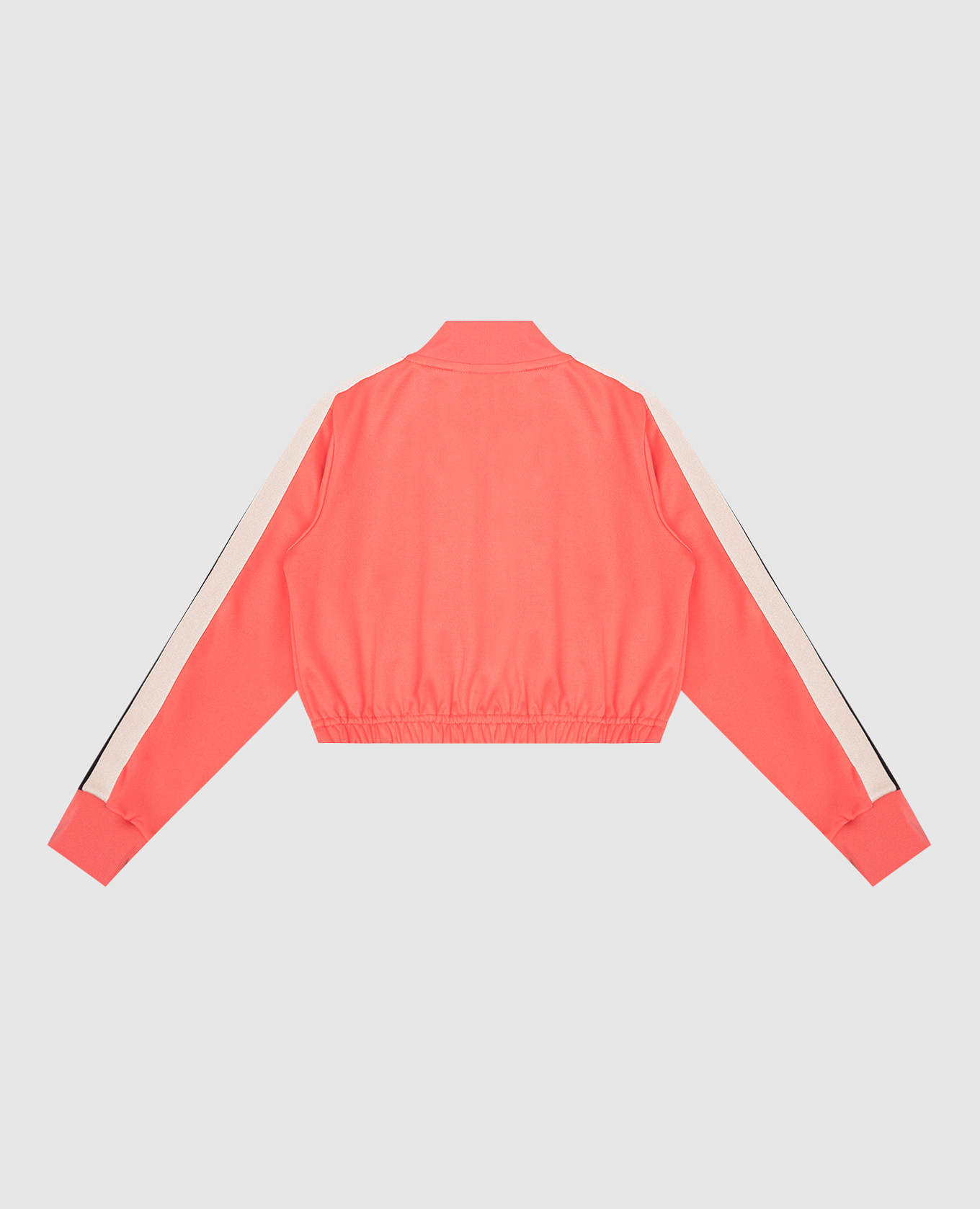 

Children's orange bomber jacket with logo Palm Angels