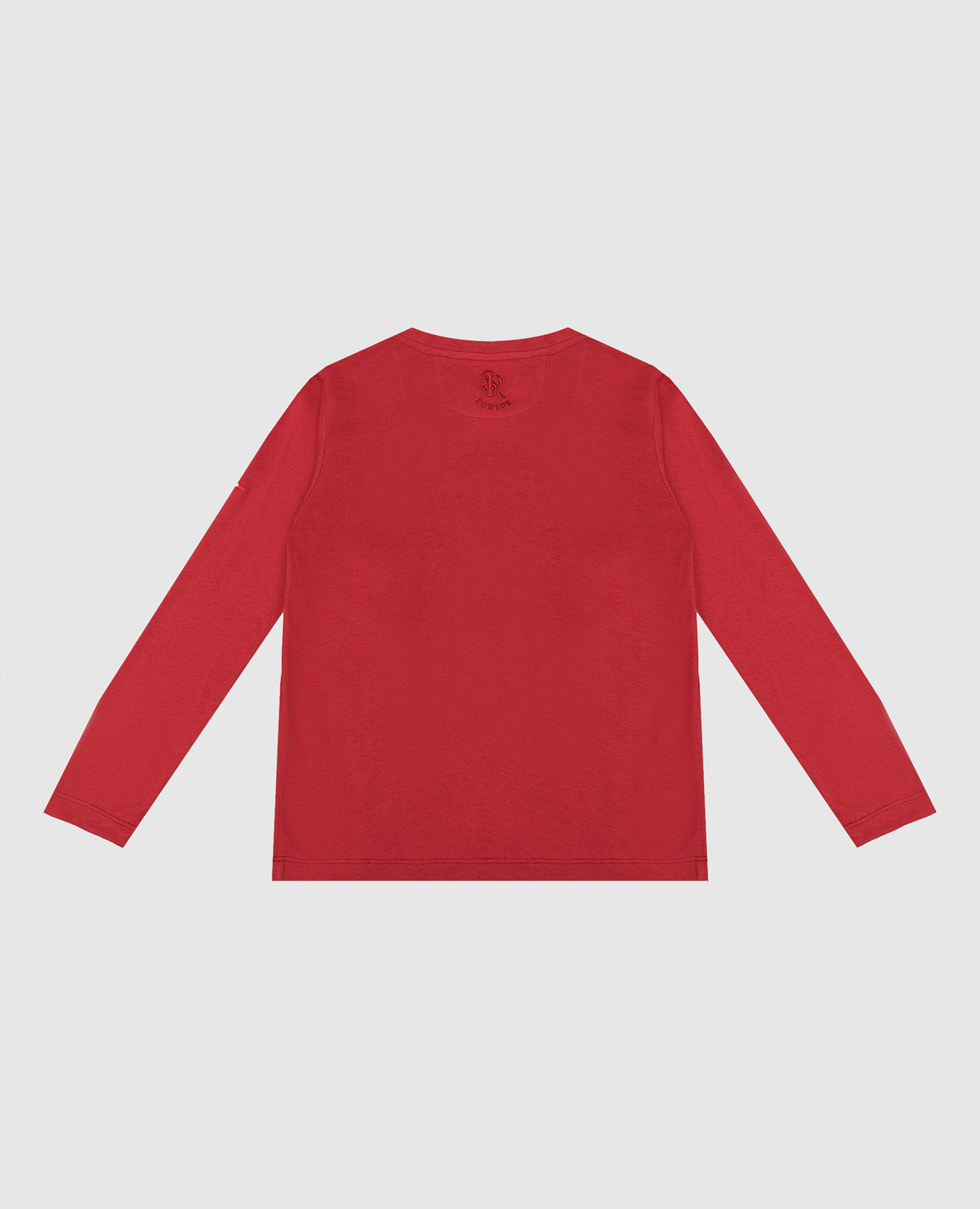 

Children's red longsleeve with logo embroidery Stefano Ricci