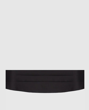 Stefano Ricci Black silk sash GF01UUNIR