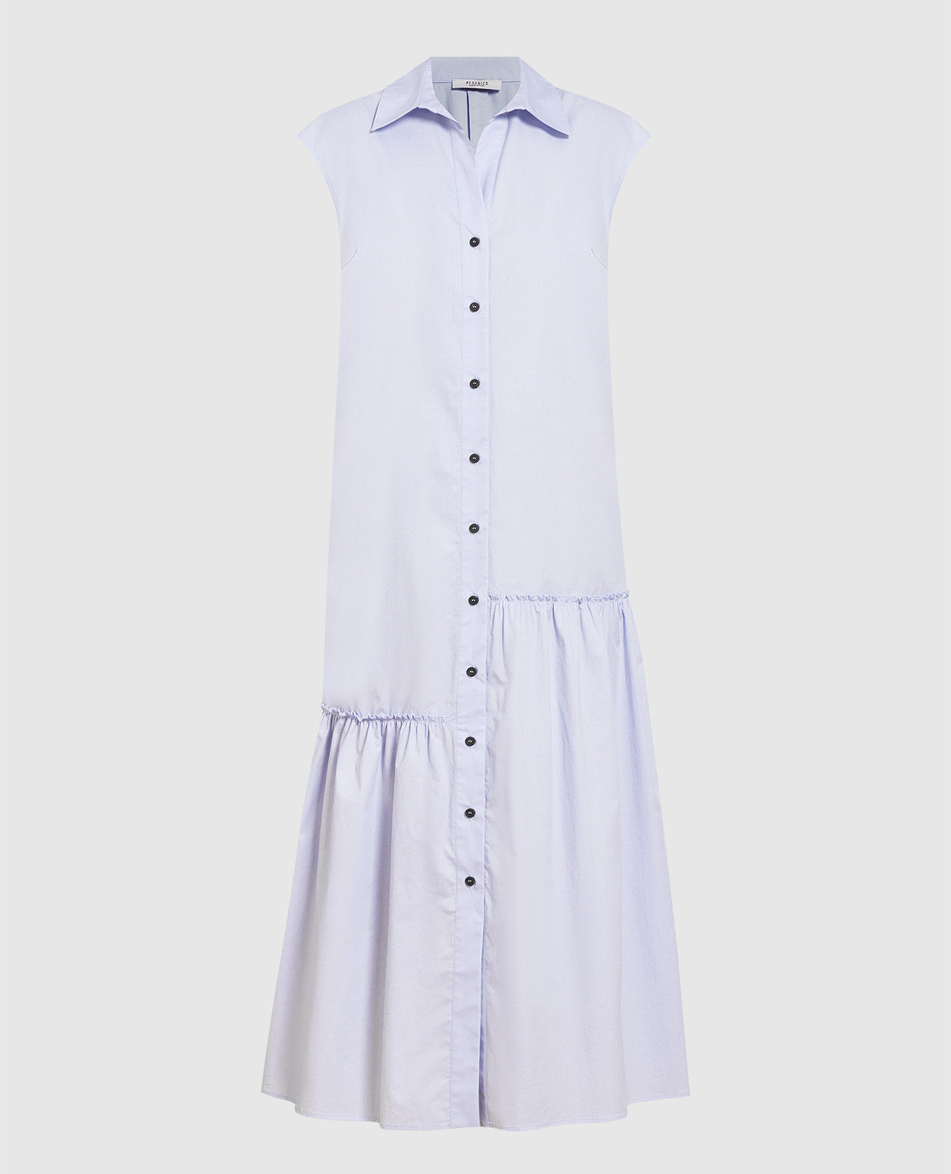 

Purple shirt dress with monil chain Peserico, Violet