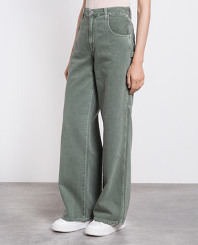 AGOLDE Green cargo jeans A9148B3020