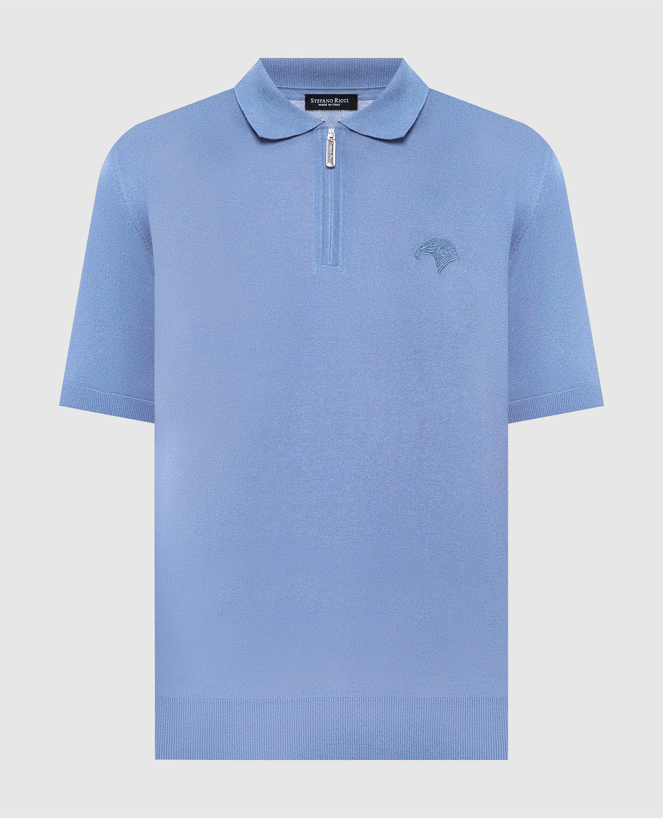 

Purple polo shirt with logo emblem embroidery Stefano Ricci, Фиолетовый