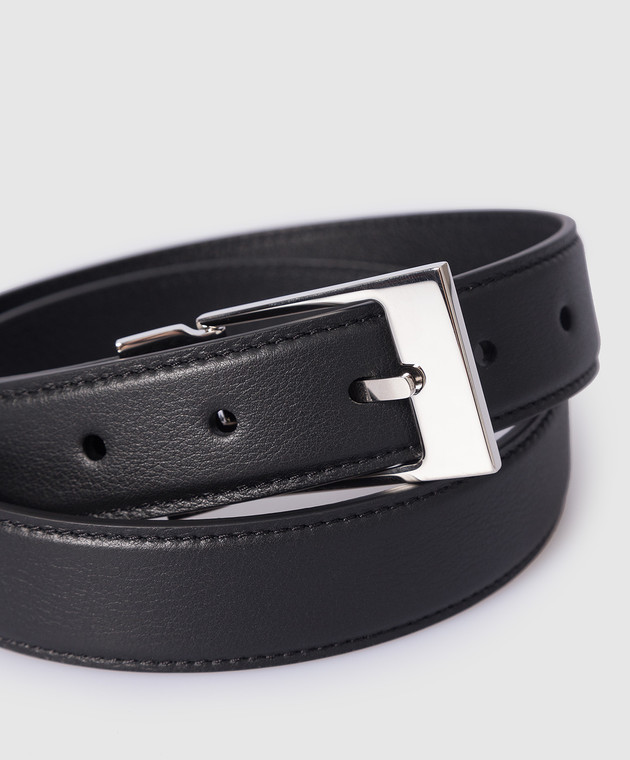 The Row - Black Jewel Leather Belt W1401L60 - shop with  display picture 1