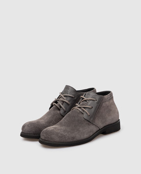 Stefano Ricci Children's gray suede deserts YRU514G817SDVH