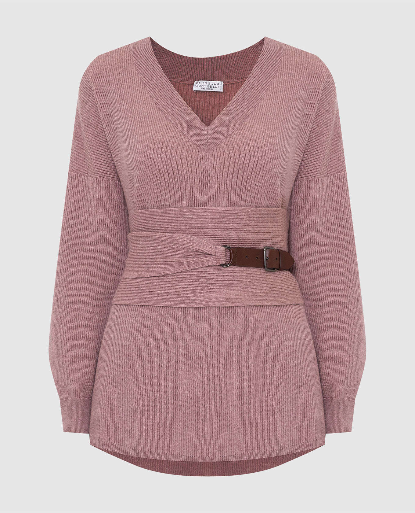 

Ribbed cashmere pullover Brunello Cucinelli, Beige