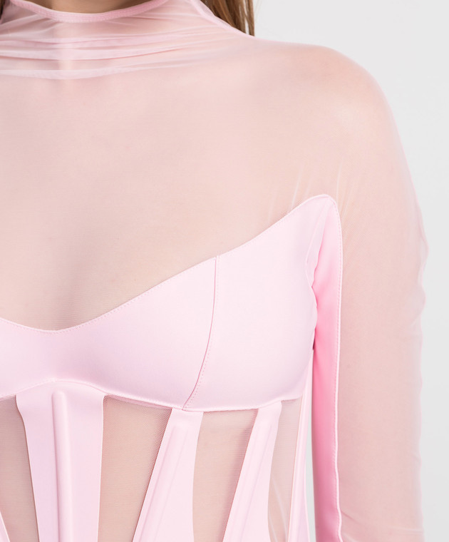 strapless open back dress MUGLER Corset Illusion Dress main image 0