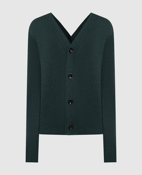 Bottega Veneta Green cashmere cardigan 704851V24M0