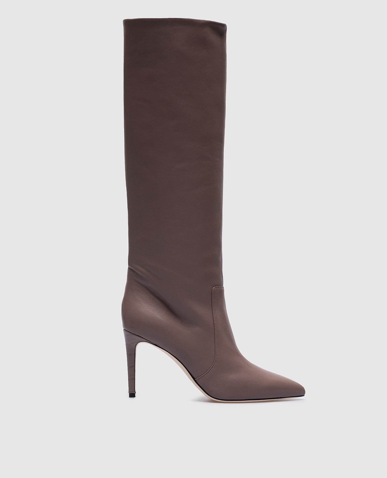 

Gray leather boots Paris Texas, Grey