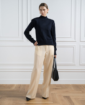 Jil Sander Blue sweater made of wool J40GP0127J14653