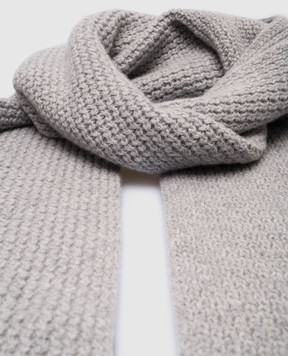 Ballantyne Gray woolen scarf B1F0545W060