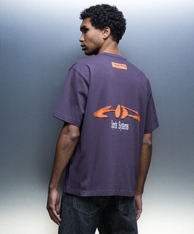 heron preston purple shirt