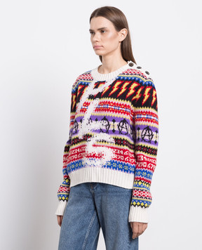 Philosophy di Lorenzo Serafini Punk Vibe wool sweater A09125701