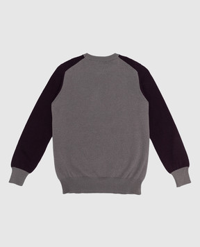 Stefano Ricci Children's purple cashmere jumper KY07017G01Y17412