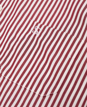 Stefano Ricci Children's burgundy striped shirt YC004157M1813