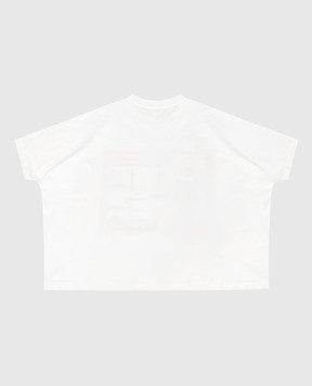 Fendi White T-shirt with print JFI2547AJ812