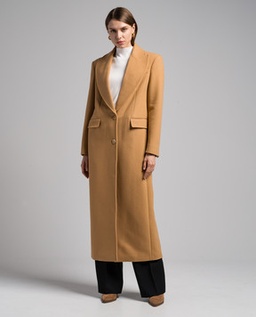 Michael Kors Brown coat made of wool DOL7010073251
