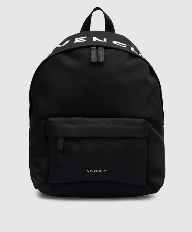 Givenchy Black backpack with contrasting logo embroidery BK508HK1F5 buy with Ireland delivery at Symbol