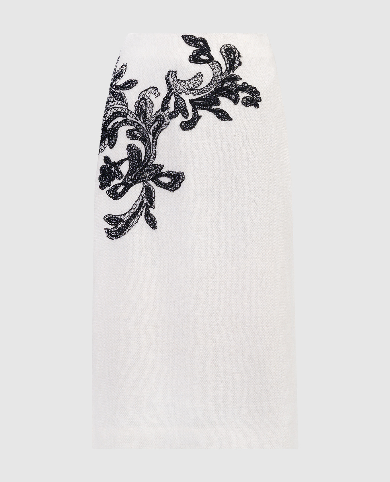 

White skirt with lace Ermanno Scervino, Белый