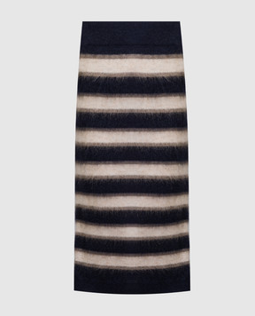 Brunello Cucinelli Striped midi skirt MBP138299