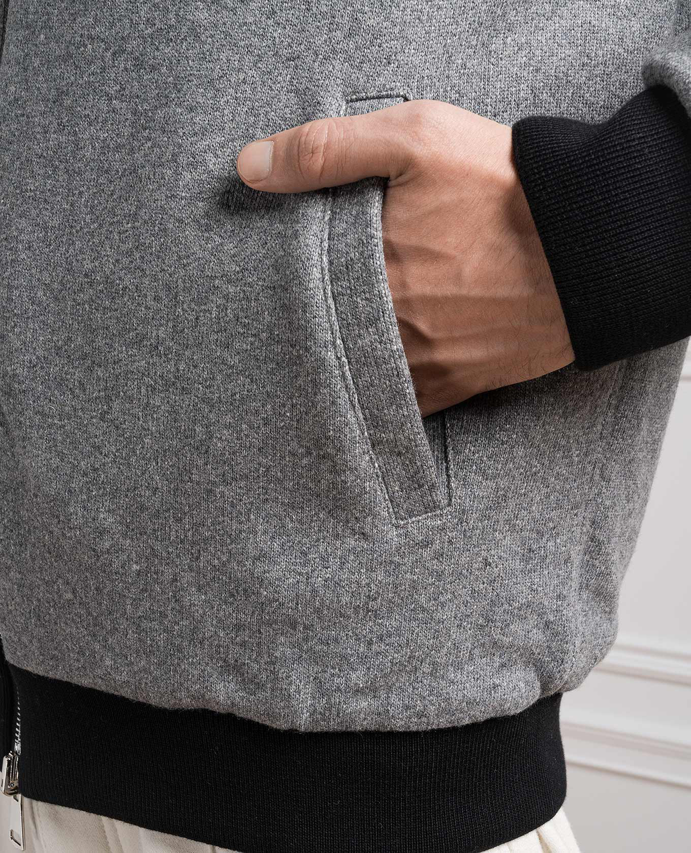 

Black two-sided bomber jacket Cashmere&Whiskey