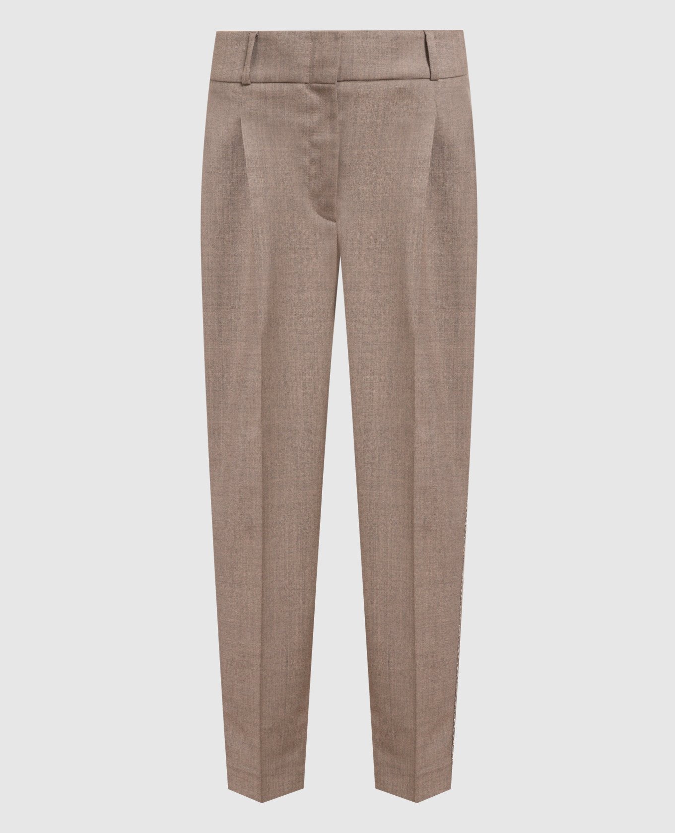 

Light brown trousers with monil chain Peserico