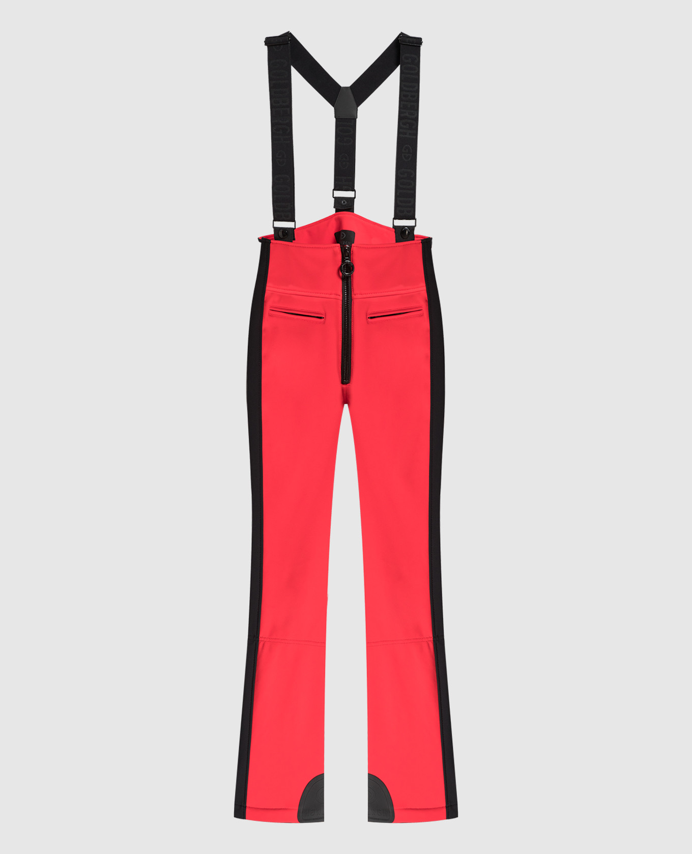 

Red ski overalls with contrasting stripes Goldbergh, Красный