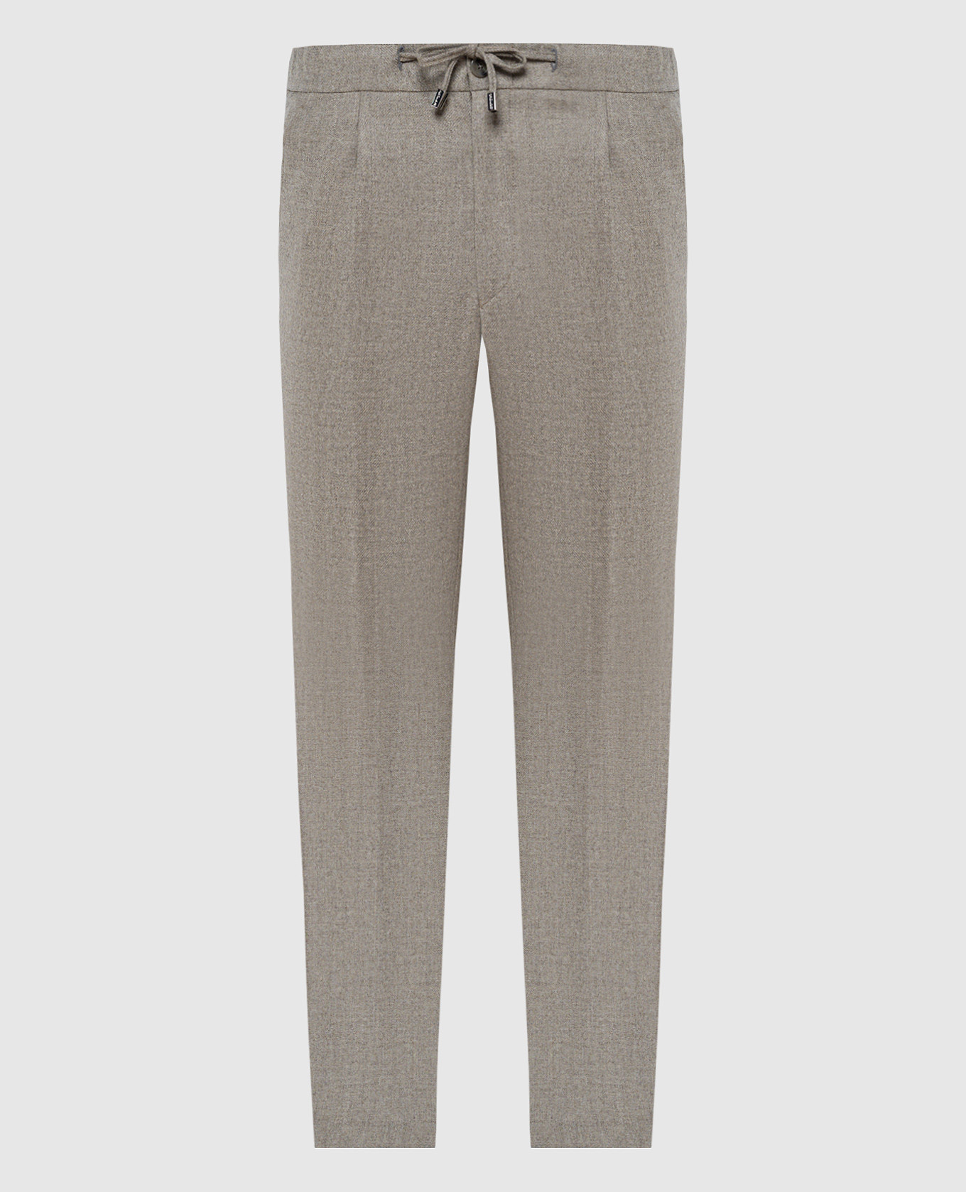

Brown wool and cashmere pants Enrico Mandelli, Коричневый