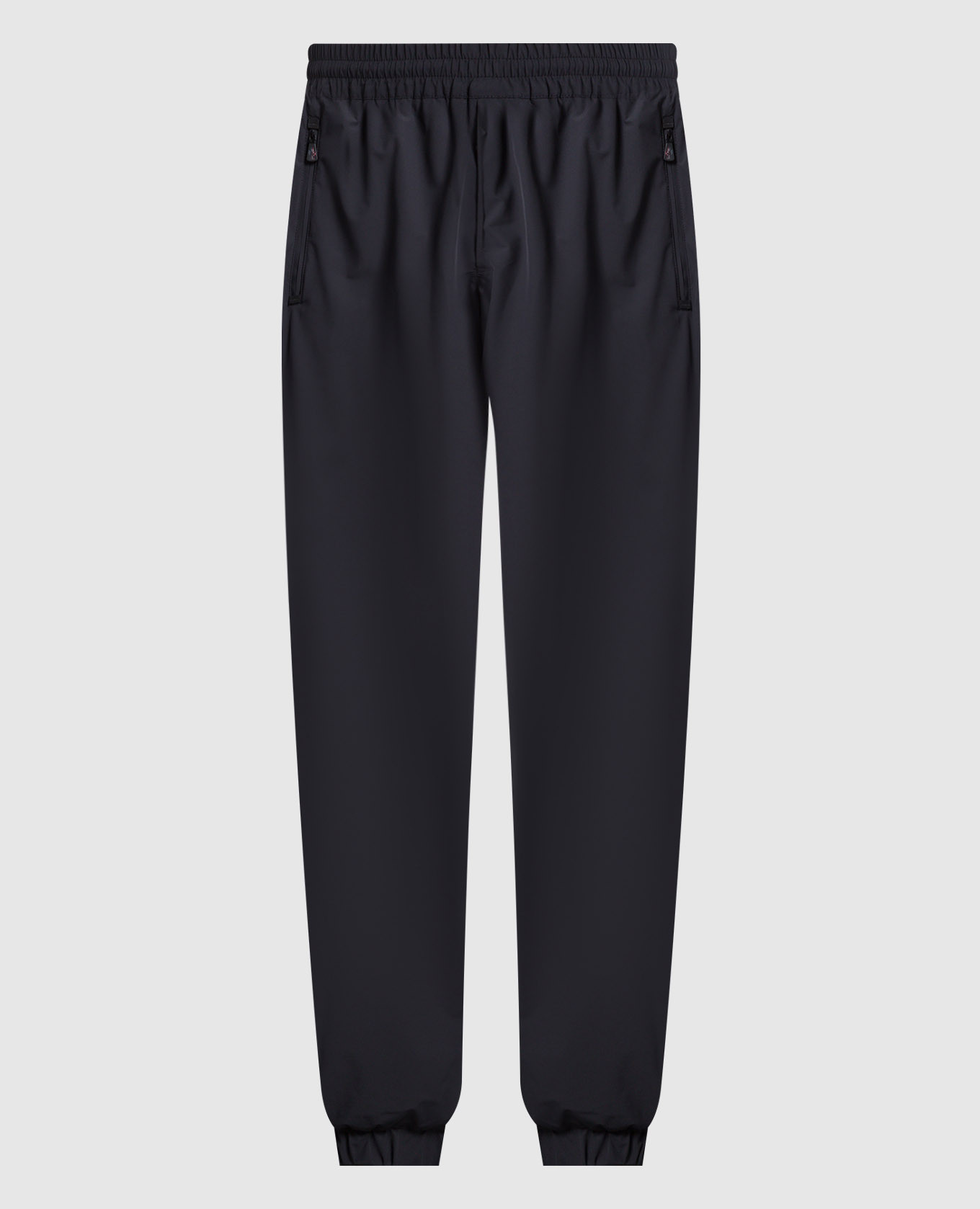 

Black joggers with textured logo Moncler Grenoble, Черный