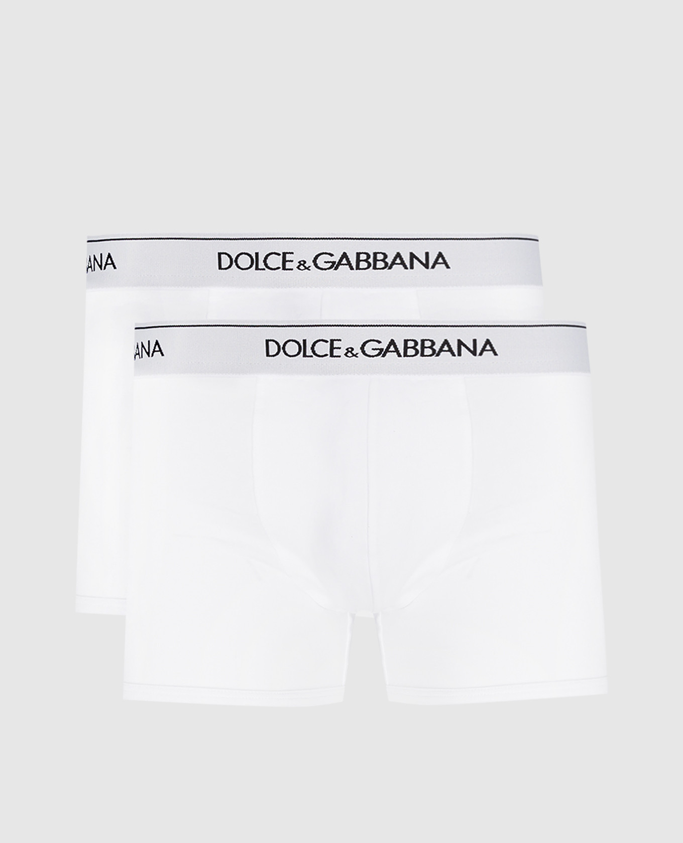 

A set of white boxer briefs with a contrasting logo Dolce&Gabbana