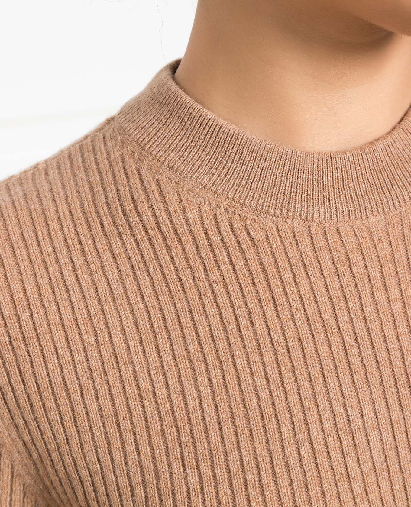 

Brown cashmere dress with a scar Babe Pay Pls