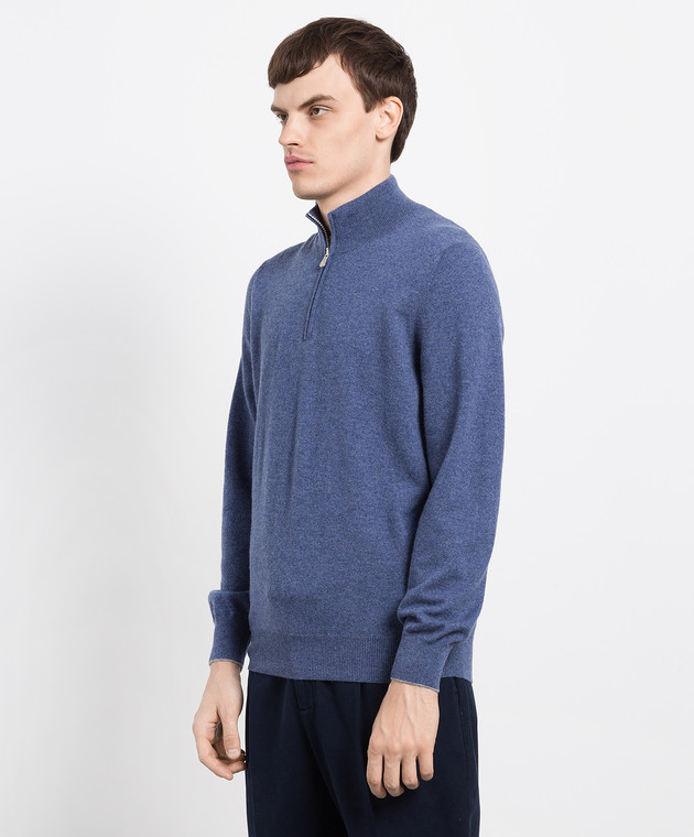 Light blue cashmere jumper hotsell