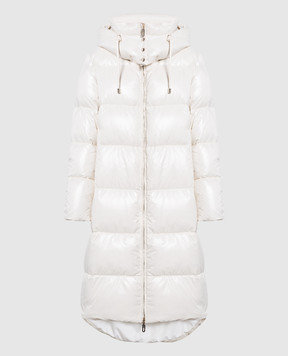 Stilnology White down jacket with logo 65T508BIS