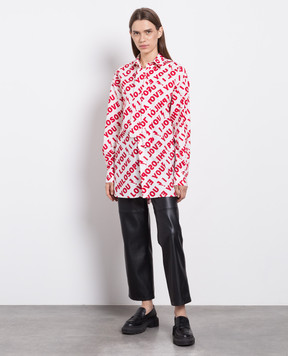 Philosophy di Lorenzo Serafini I Love Philosophy white blouse A02255742
