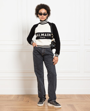 Balmain Sweater with logo BF1KF001KE95
