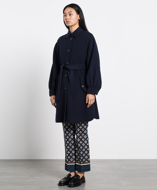 Max Mara Weekend Navy wool coat FARISEO buy with Czech Republic delivery at Symbol