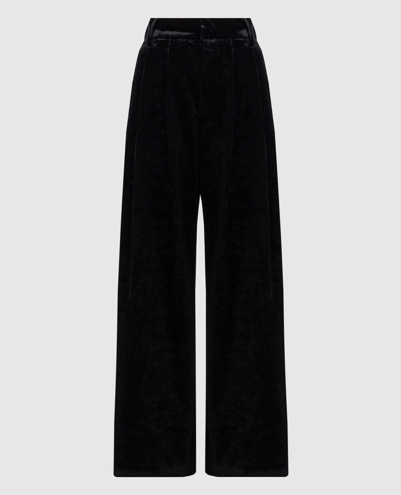

Black velor palazzos UMA WANG