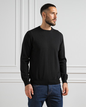 Cashmere&Whiskey Black woolen jumper 92392
