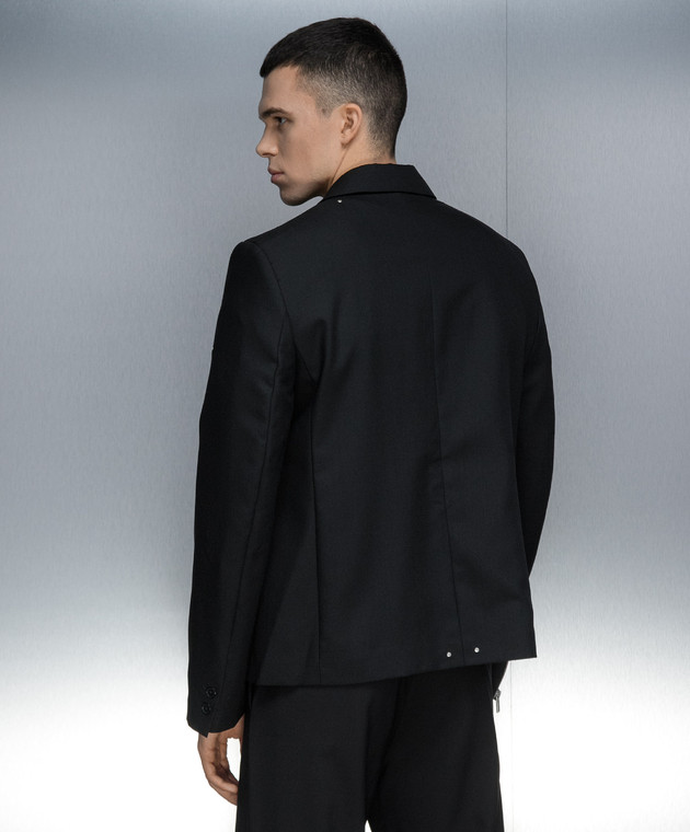 Heliot Emil - LUCENT TAILORED black double-breasted blazer