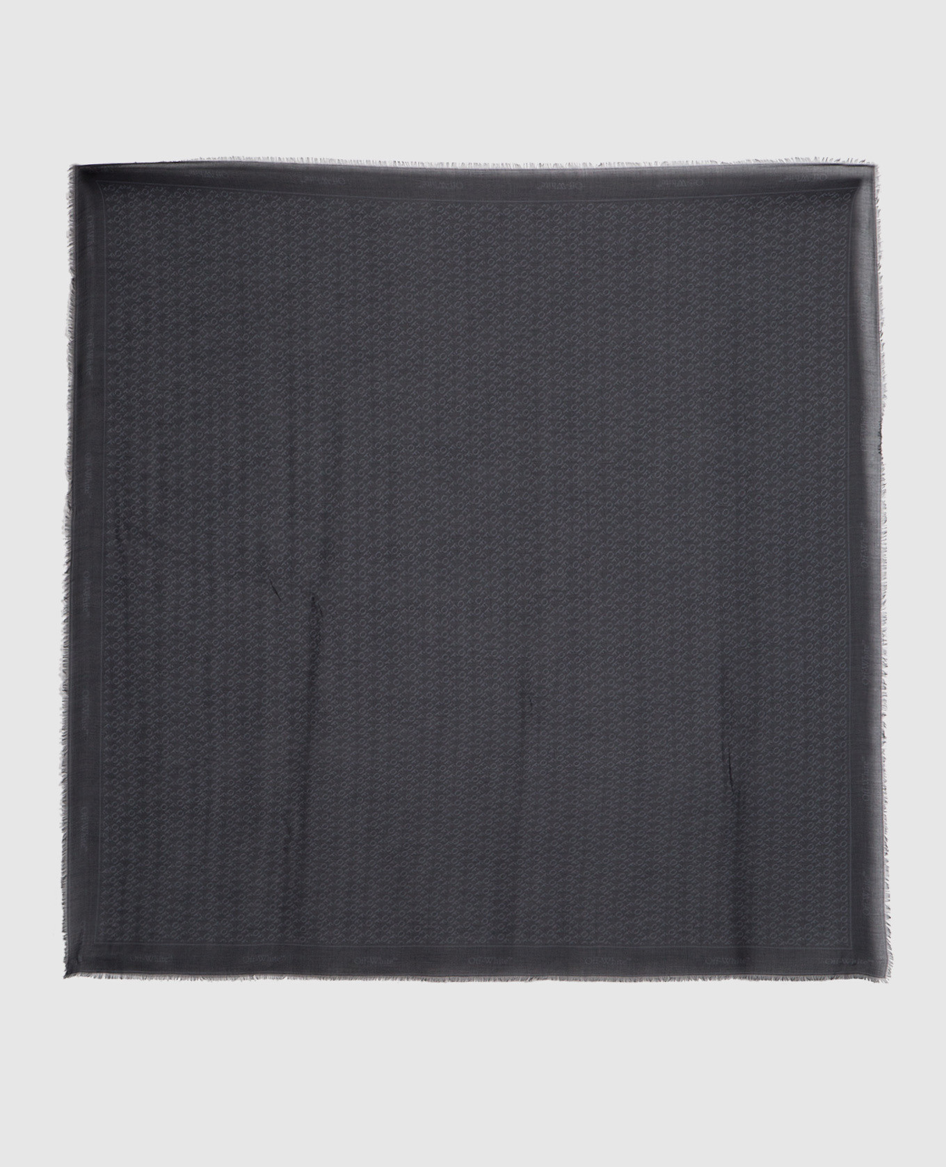 

Black scarf in the logo Off-White