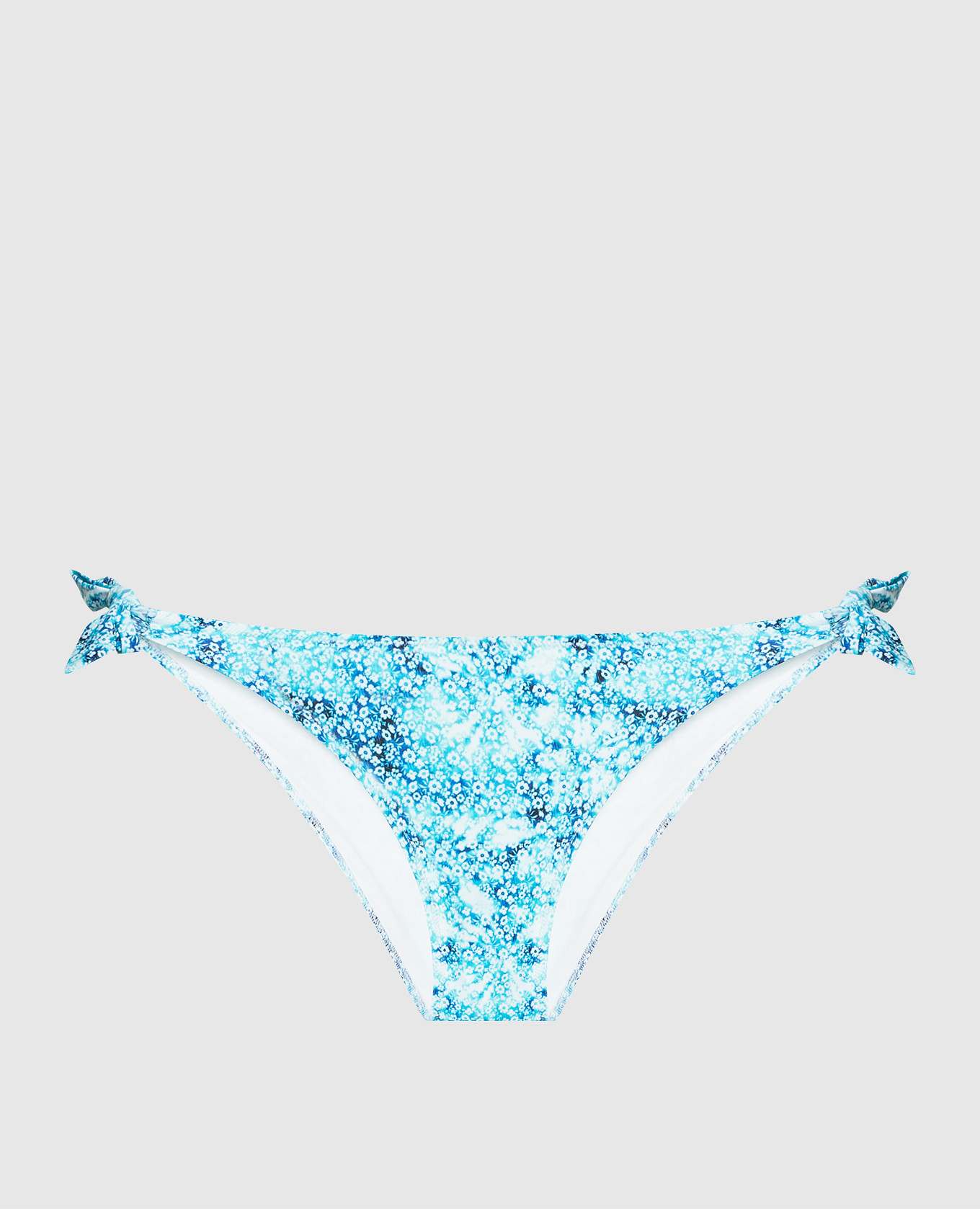 Blue panties from the Flamme swimsuit in a print Vilebrequin